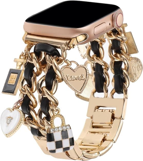 REALSIGN Stylish Charm Bracelet Apple Watch Band